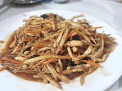 鲍菇炒鸡丝-龙福祥餐馆