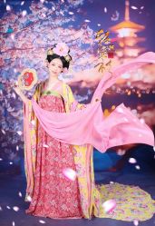 -后宫·古装汉服京剧儿童亲子全家福摄影