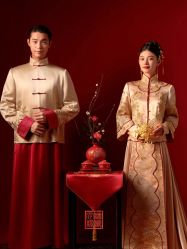 点击看大图 -藤薰定制中式嫁衣礼服旗袍店