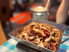 铁板鱿鱼须-昱龙大盆牛蛙馆(三兴街总店)