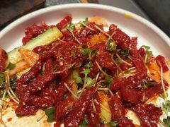 -草家酱蟹炭火烤肉店(珲春南路二店)