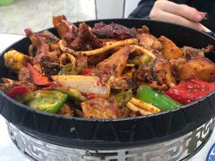 -炕锅羊肉土火锅面片大王