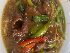沙爹牛肉出前一丁-新鸿发咖啡美食