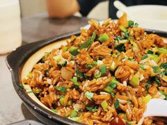 青菜腊肉烘饭-芙蓉凰花园酒楼