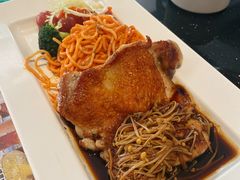鲍汁金针菇鸡扒-南都咖啡西餐厅.全日茶点(福星路店)
