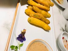 咸蛋黄四季豆-初蓉丨遇见新川菜(亲贤街荣耀店)