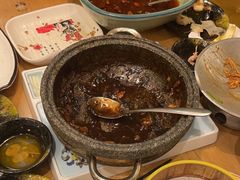 -海派美食·家宴海鲜青岛菜·石锅鲽鱼头(东方城店)