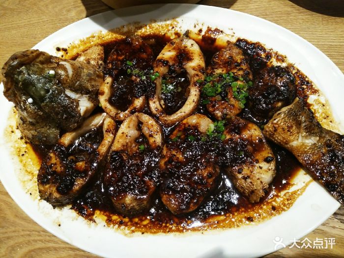 小吾厨房(陆家嘴购物中心店)-金钱片豉汁蒸鲈鱼图片-天津美食-大众