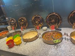 自助调料区-佰烧海鲜烤肉火锅自助(世茂国际广场店)