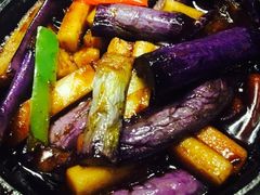 鱼香年糕炒茄子-涌上外婆桥(南塘店)