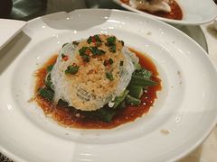 蒜蓉蒸秋葵-北京老铺烤鸭(西稍门店)
