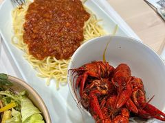麻辣小龙虾配意面-宜家·瑞典风味餐厅(天津东丽商场店)