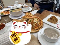 奶油蘑菇汤-勺园西餐厅