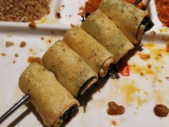 干豆腐卷香菜-丰茂烤串(钦州北路店)