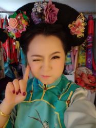-后宫·古装汉服京剧儿童亲子全家福摄影