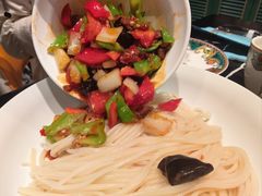 辣皮子肉拌面-巴依老爷新疆美食(清华东门店)