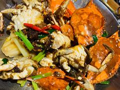 香辣蟹-东来菜馆•手抓海鲜家常菜•海鲜锅贴(鸽子窝店)