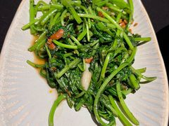 水豆豉炒蓬蒿菜-山石榴·贵州菜(丰盛里店)