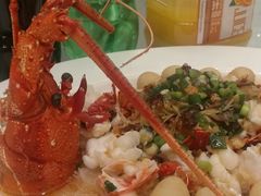 火腿双料蒸大龙虾-杭州国际会议中心洲际酒店-菋道海鲜餐厅