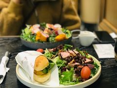 焗咸蛋三明治配澳洲低温牛肉沙拉-THE WOODS 简餐 (国贸商城店)