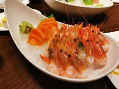 三文鱼拼甜虾-佛山希尔顿酒店·融誉亚洲美食荟