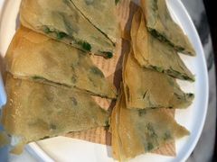 韭菜薄饼-山水茶艺馆·点心粤菜·30年老字号