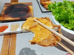 鸡蛋炸馒头片-大槐树烤肉馆(美术馆店)