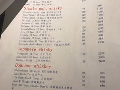 菜单-Hurricane's Grill 飓风牛排