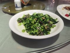 盐挤菜毛都炒蘑菇-三元宾馆-中餐厅