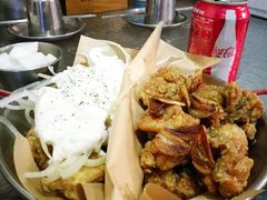 炸鸡翅一半一半-富乐满韩国正宗炸鸡韩国料理(虹泉路店)