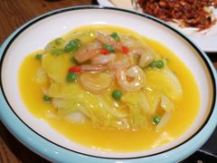 -东来菜馆•手抓海鲜家常菜•海鲜锅贴(鸽子窝店)