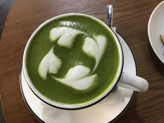 抹茶拿铁-西山悦咖啡