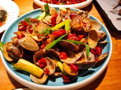 辣炒花蚬子-丹东立强海鲜烧烤·牛B大串(星海店)