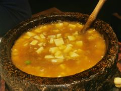 鸡汤虾仁豆腐-绿茶餐厅(松江万达店)
