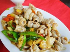 尖椒炒鱼肠-蛇口康乐快餐鱼仔档(翠苑小区店)