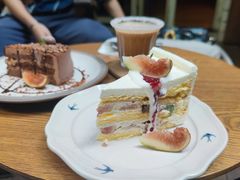 无花果奶油蛋糕-懒鱼时光馆(沙坪坝店)