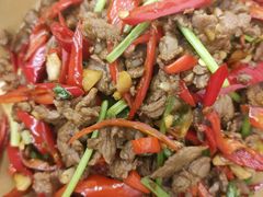 小炒牛肉-文婷阁土菜馆
