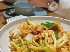 干锅虾酱炒花菜-曼泰·泰餐(京华城店)