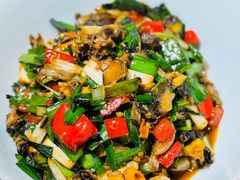 韭菜炒螺蛳肉-筱爷叔·上海传统手工菜(新桥店)