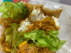 -小红车炸蛋葱油饼