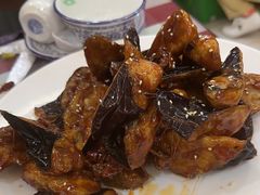 焦糖茄子牛肉粒-桃子餐厅·天津菜(王顶堤总店)