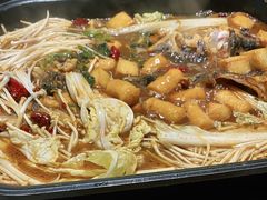 -坂上烧铁板鮰鱼(和谐广场店)