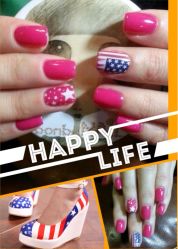 糖果指甲造型 光疗贴纸-光SPA科技美肤