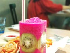 热情火龙果酸奶果昔-必胜客(五道口店)
