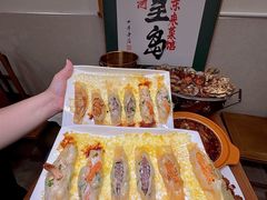-东来菜馆•手抓海鲜家常菜•海鲜锅贴(鸽子窝店)