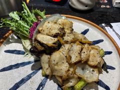 鸡枞菌黑松露嫩炒三头鲍鱼-古田居·特色寿司料理(星之岛旗舰店)