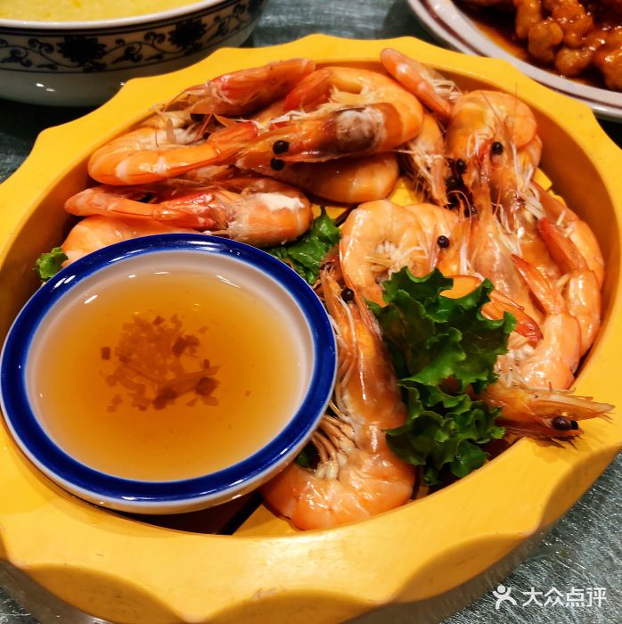 海派美食(美食城店)-基围虾白灼图片-青岛美食-大众点评网