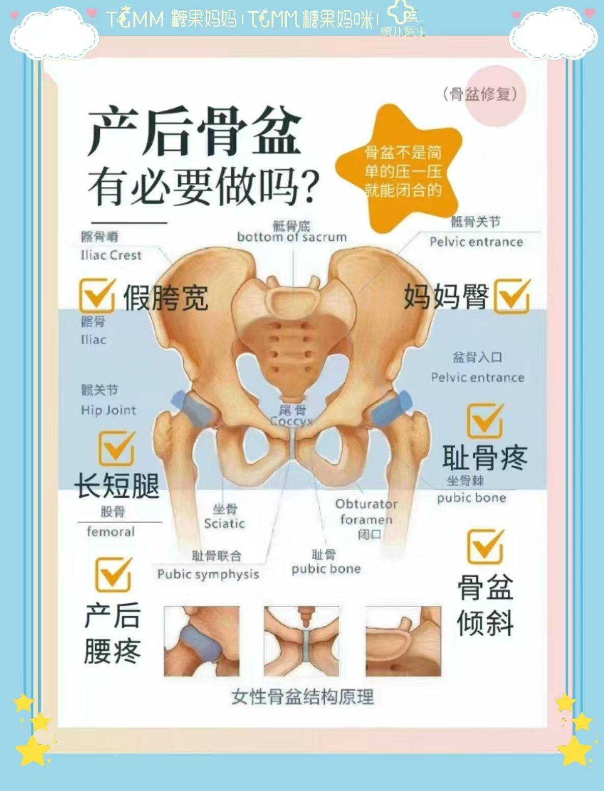 为什么医院不建议做骨盆修复