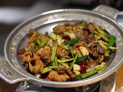 干锅肥肠护心肉-95号酱骨·一块豆腐(展春园西路店)