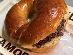 红豆黄油贝果-B&C黄油与面包·THE GARDEN BAKERY概念店(世纪汇店)